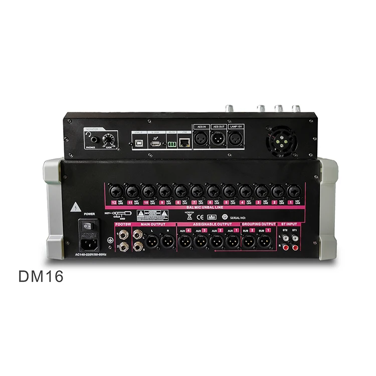 Professional 16 DSP Audio dj mixer speakers audio sound recording studio equipment system console digital
Professional 16 DSP Audio dj mixer speakers audio sound recording studio equipment system console digital