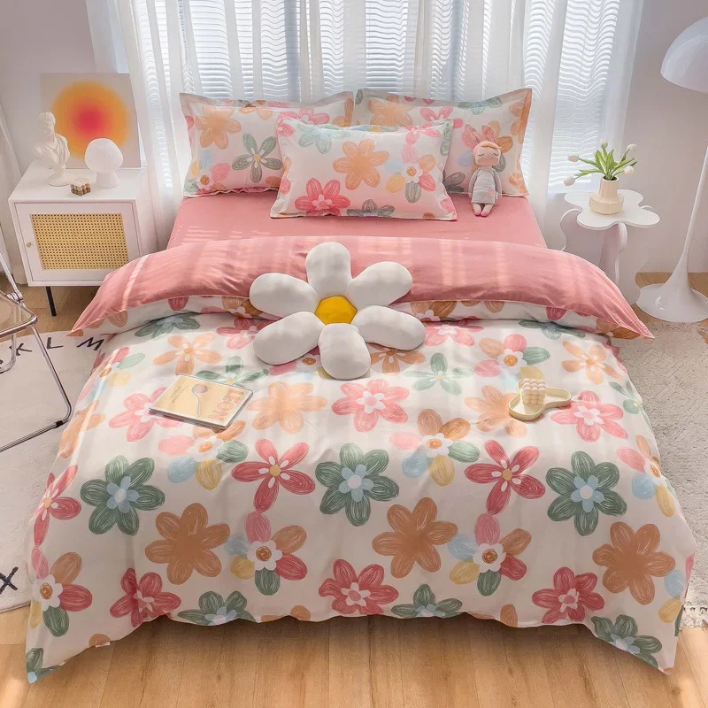 Home Textile Small Purple Flower Fashion Classic Duvet Cover Bed Sheet Pillow Case Single Double Queen King For Home Bedding Set
Home Textile Small Purple Flower Fashion Classic Duvet Cover Bed Sheet Pillow Case Single Double Queen King For Home Bedding Set