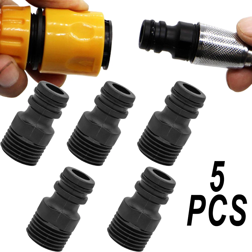 Threaded Fittings Threaded Joint Hydraulics Garden Plastic Quick Coupling Water Pipe 1/2inch 5pcs Faucet Adapter
Threaded Fittings Threaded Joint Hydraulics Garden Plastic Quick Coupling Water Pipe 1/2inch 5pcs Faucet Adapter