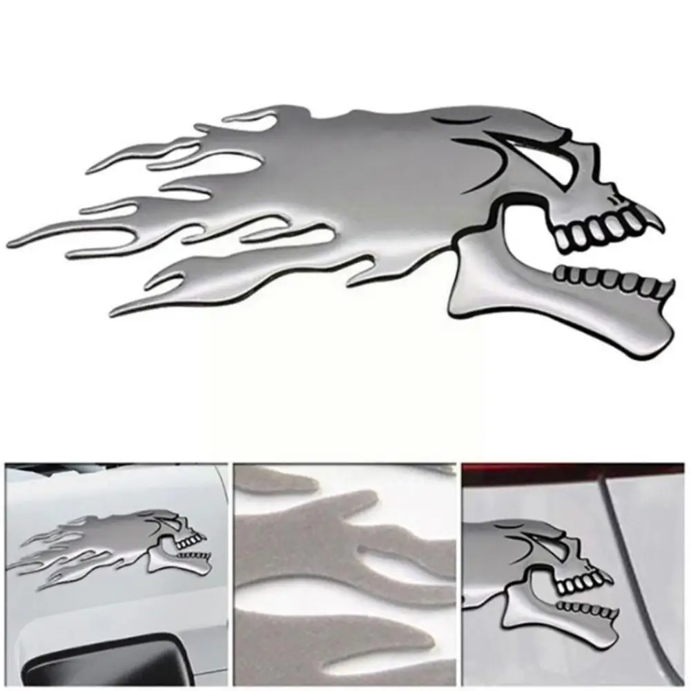 3d Stickers Ghost Skull Motorcycle Truck Helmet Pad Stickers Flame Skulls Decals For B3b1
3d Stickers Ghost Skull Motorcycle Truck Helmet Pad Stickers Flame Skulls Decals For B3b1