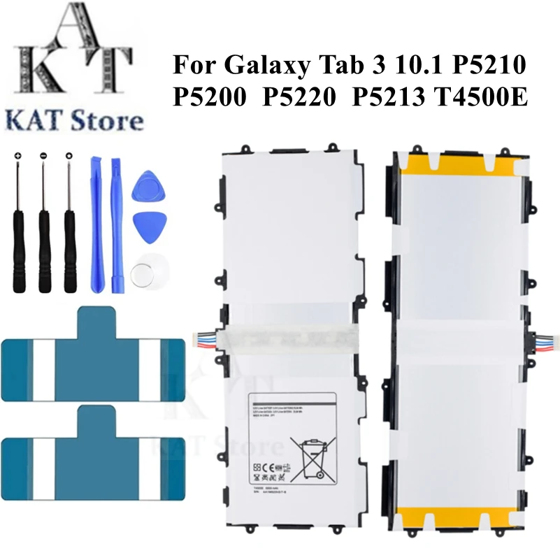 Аккумулятор T4500E для планшета Samsung Galaxy TAB 3 4500, 10,1 мАч, P5210, P5200, P5220, P5213, запасная часть для замены
Аккумулятор T4500E для планшета Samsung Galaxy TAB 3 4500, 10,1 мАч, P5210, P5200, P5220, P5213, запасная часть для замены