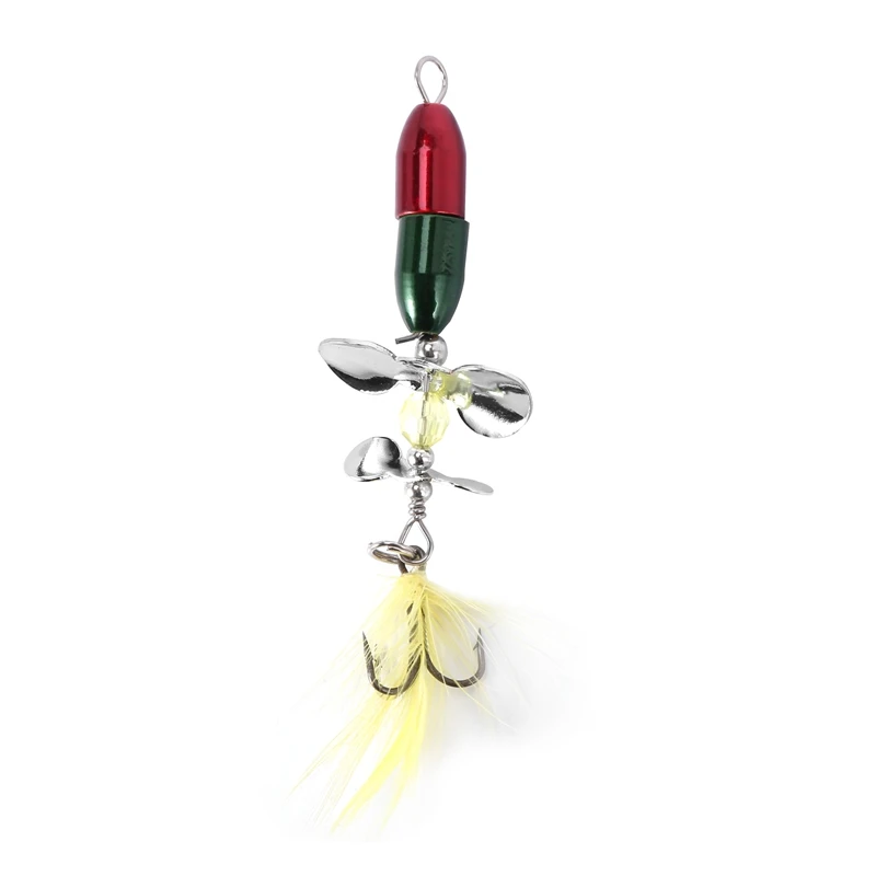 Long Casting Spinner Bait Fishing Lure Double Tail Propeller Trout Carp Catfish Artificial Ice Fishing Lures 10g
Long Casting Spinner Bait Fishing Lure Double Tail Propeller Trout Carp Catfish Artificial Ice Fishing Lures 10g