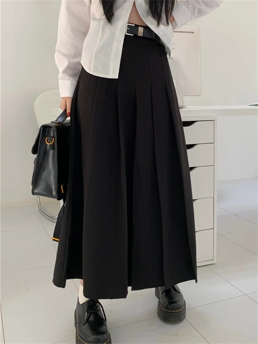 Alien Kitty Pleated Skirts Women With Belt High Waist Streetwear 2023 Solid Spring Mujer A-Line Fashion Slim New Office Lady
Alien Kitty Pleated Skirts Women With Belt High Waist Streetwear 2023 Solid Spring Mujer A-Line Fashion Slim New Office Lady