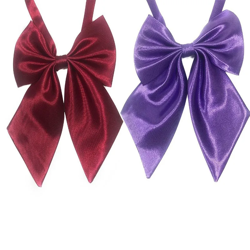 Purple Ladies Students Bowtie Wedding solid Business Bow Tie Butterfly School Uniform Red Neck Ties Women Skinny Cravat
Purple Ladies Students Bowtie Wedding solid Business Bow Tie Butterfly School Uniform Red Neck Ties Women Skinny Cravat