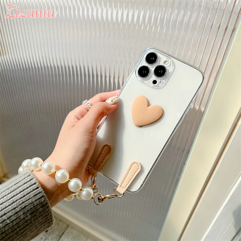 Fashion Simplicity transparent Pearl Love heart Phone Case For iPhone 13 12 11 Pro XS Max X XR 7 8 Plus Lanyard Hot Sale Cover
Fashion Simplicity transparent Pearl Love heart Phone Case For iPhone 13 12 11 Pro XS Max X XR 7 8 Plus Lanyard Hot Sale Cover