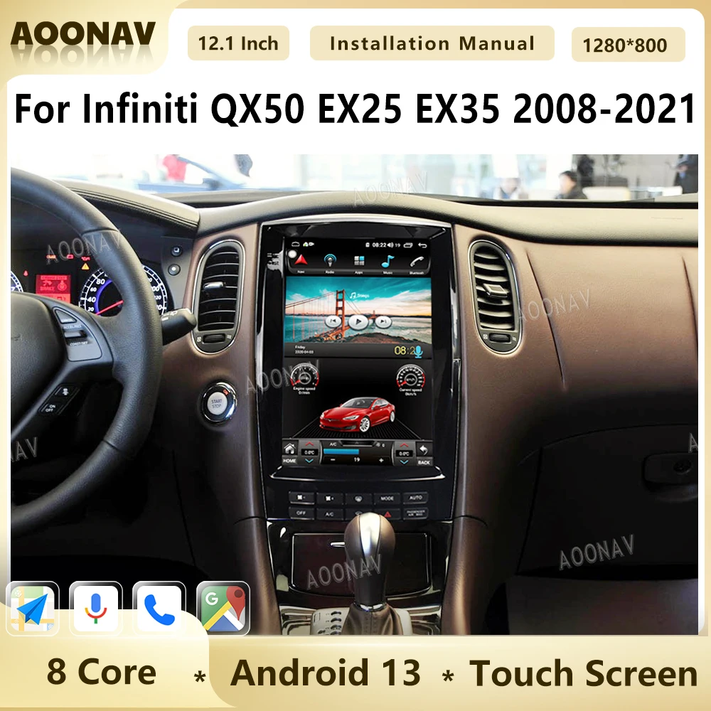 Автомобильный радиоприемник 12,1 дюйма 128 ГГц для Infiniti QX50 EX25 EX35 2008-2021 4G беспроводной видеопроигрыватель GPS навигатор мультимедийный плеер DSP блок
Автомобильный радиоприемник 12,1 дюйма 128 ГГц для Infiniti QX50 EX25 EX35 2008-2021 4G беспроводной видеопроигрыватель GPS навигатор мультимедийный плеер DSP блок