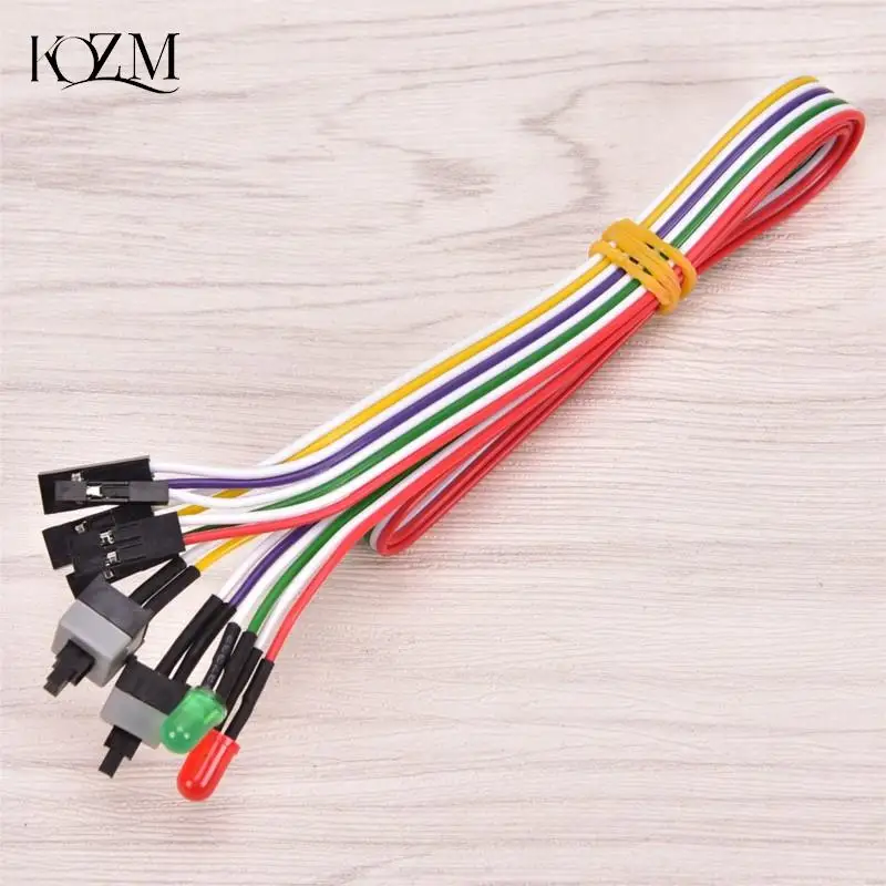 ATX PC Compute Motherboard Power Cable Switch On / Off / Reset With LED Light 50CM
ATX PC Compute Motherboard Power Cable Switch On / Off / Reset With LED Light 50CM