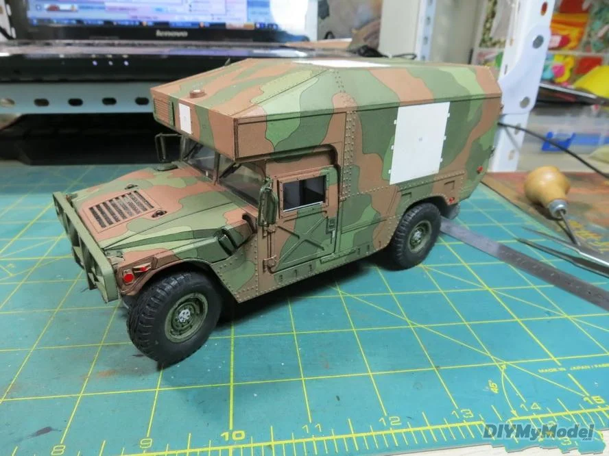 DIYMyModeI M-997 HMMWV Maxi US Humvee field ambulance DIY Handcraft Paper Model KIT Handmade Toy Puzzles Gift Movie prop
DIYMyModeI M-997 HMMWV Maxi US Humvee field ambulance DIY Handcraft Paper Model KIT Handmade Toy Puzzles Gift Movie prop