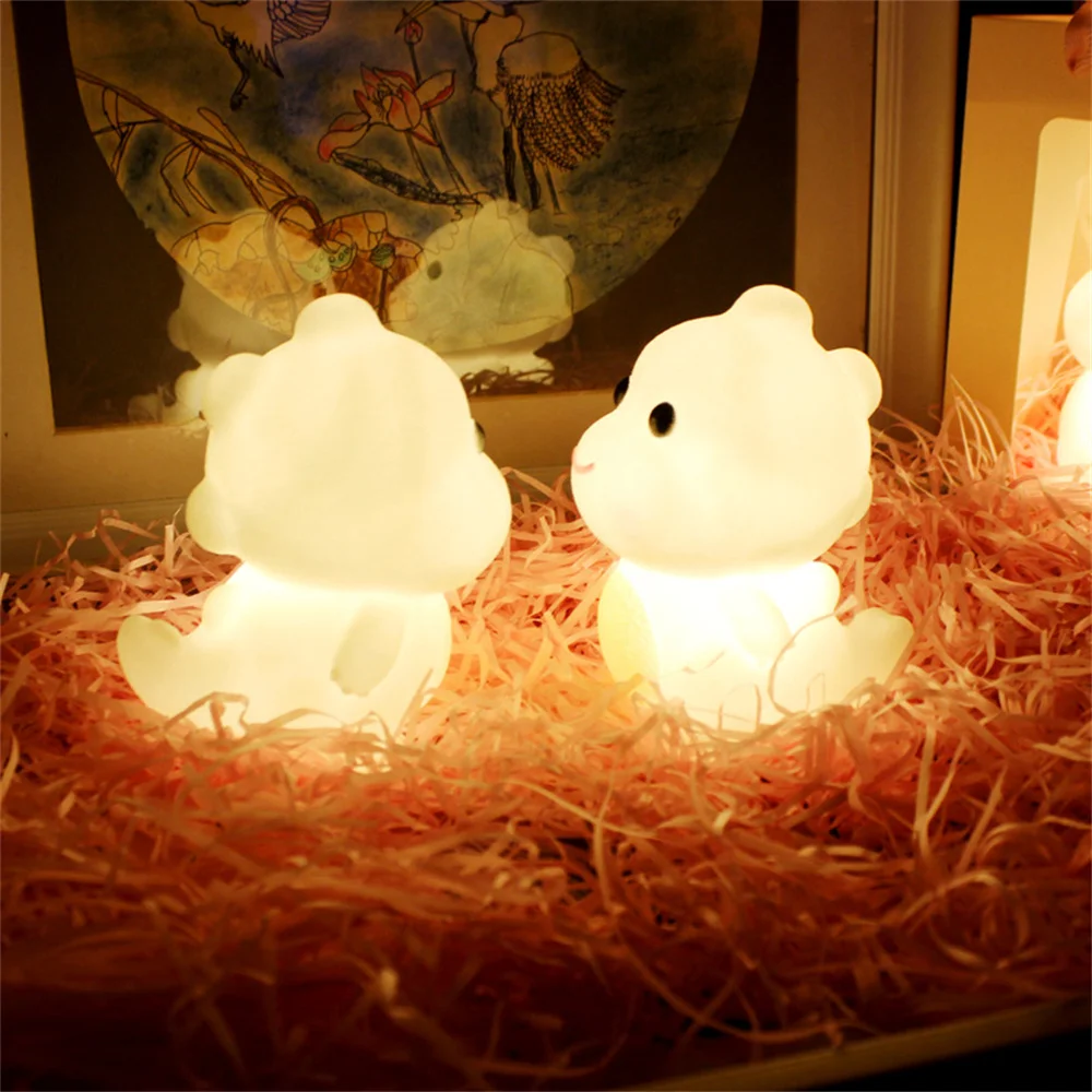 Enamel Led Luminescent Night Light Cartoon Small Dinosaur Bedroom Bedside Lamp Atmosphere Lamp Decoration Birthday Gift
Enamel Led Luminescent Night Light Cartoon Small Dinosaur Bedroom Bedside Lamp Atmosphere Lamp Decoration Birthday Gift