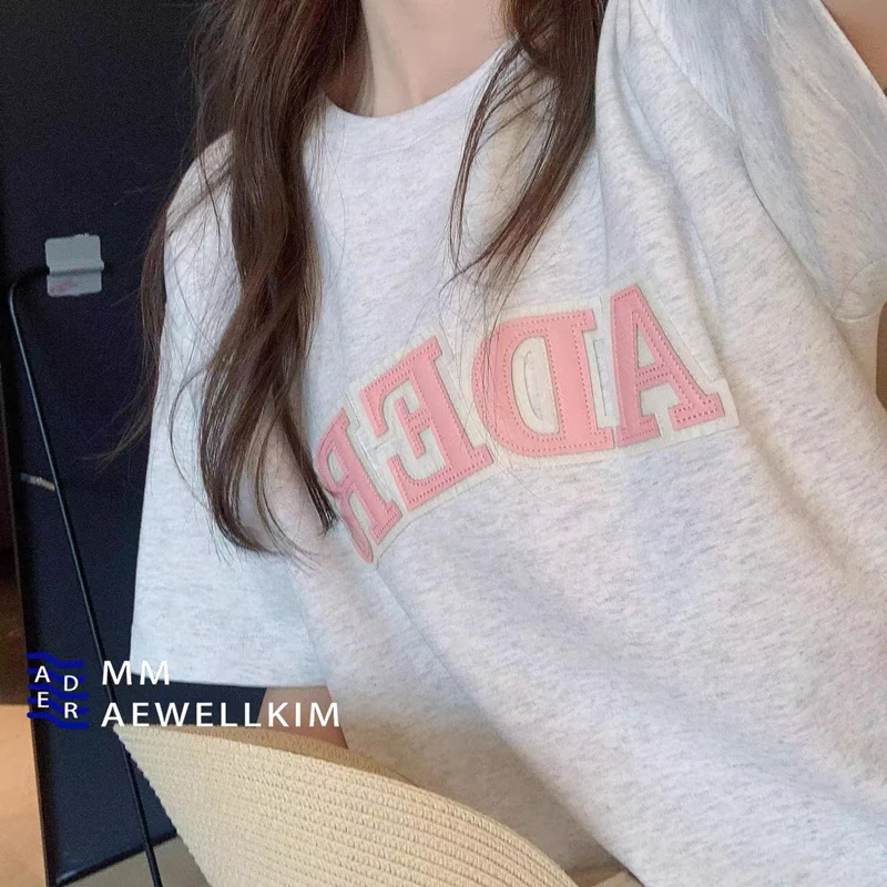NEW ADER ERROR Letter Patch Short Sleeve T-shirt Loose Cotton Round Neck Men And Women Couple TEE
NEW ADER ERROR Letter Patch Short Sleeve T-shirt Loose Cotton Round Neck Men And Women Couple TEE