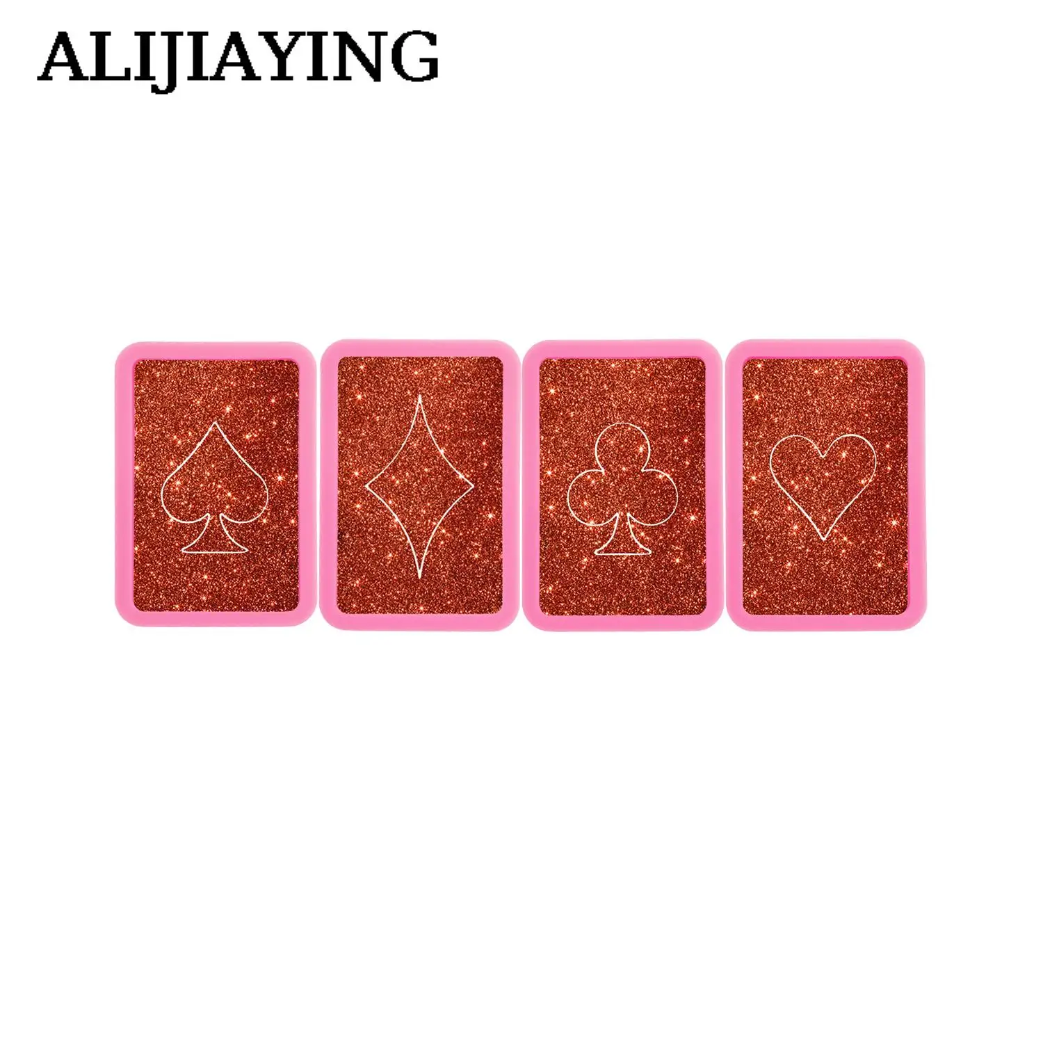 

DY1518 Super Glossy playing card Resin Crafting Silicone Mold, Poker Soap Crafts Art Diy, Fondant Chocolate Cake Molds