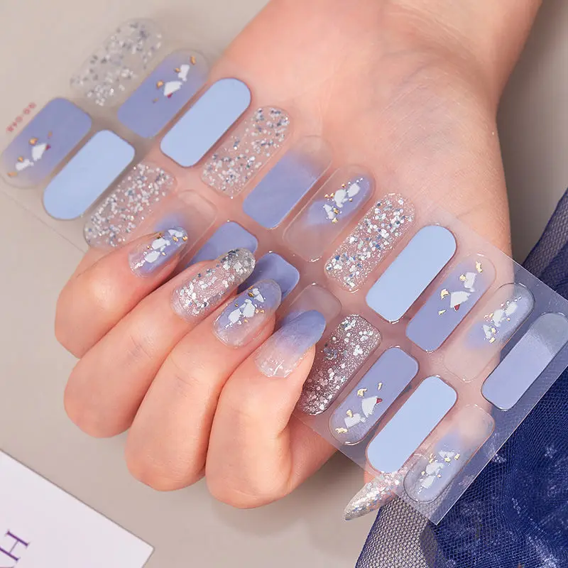 New Small Fresh Manicure Full Stickers Waterproof Durable Nail 3D Accesoires Art Decorations Designer Foil Decals Nail Art Decor
New Small Fresh Manicure Full Stickers Waterproof Durable Nail 3D Accesoires Art Decorations Designer Foil Decals Nail Art Decor