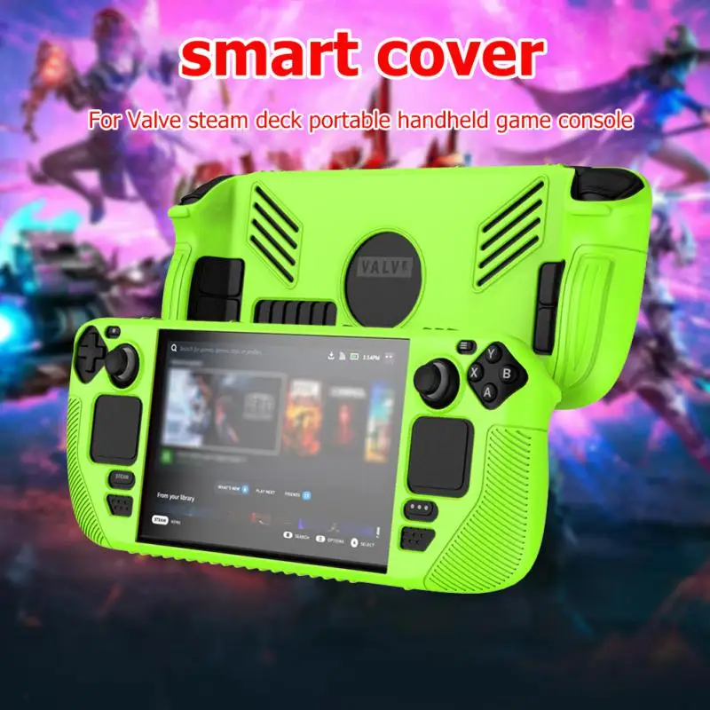 For Steam Deck Game Console Case Soft Silicone Protective Cover Anti-Scratch Shockproof Protector Shell Sleeve Game Accessories
For Steam Deck Game Console Case Soft Silicone Protective Cover Anti-Scratch Shockproof Protector Shell Sleeve Game Accessories