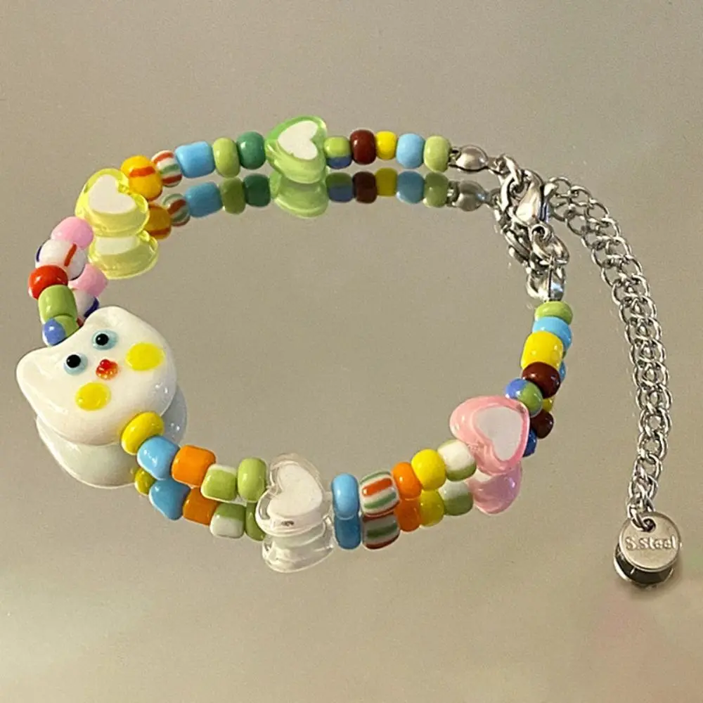 Heart Cute Dopamine Necklace Handmade Y2K Bohemia Beaded Cat Bracelet Animal BF and GF Bracelets
Heart Cute Dopamine Necklace Handmade Y2K Bohemia Beaded Cat Bracelet Animal BF and GF Bracelets
