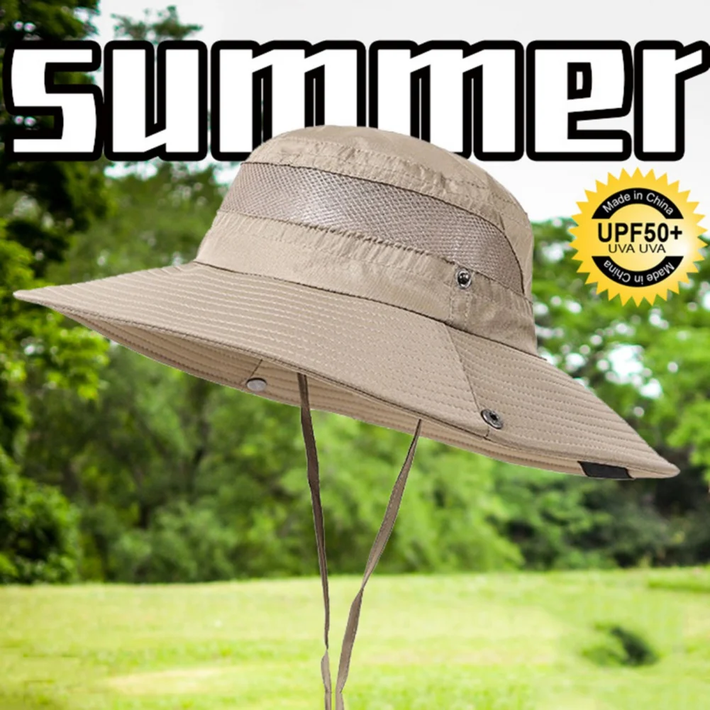 Summer Mesh Breathable Bucket Hat For Men Women UV Protection Quick Dry Fishing Hat For Hiking Gardening Outdoor Activities
Summer Mesh Breathable Bucket Hat For Men Women UV Protection Quick Dry Fishing Hat For Hiking Gardening Outdoor Activities