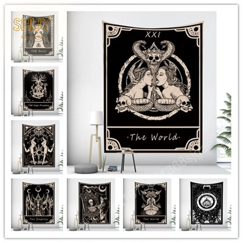 Halloween Print Tapestry Hippie Psychedelic Wall Hanging Cloth Living Room Decor Backdrop Fabric Home Decoration Tapestries
Halloween Print Tapestry Hippie Psychedelic Wall Hanging Cloth Living Room Decor Backdrop Fabric Home Decoration Tapestries
