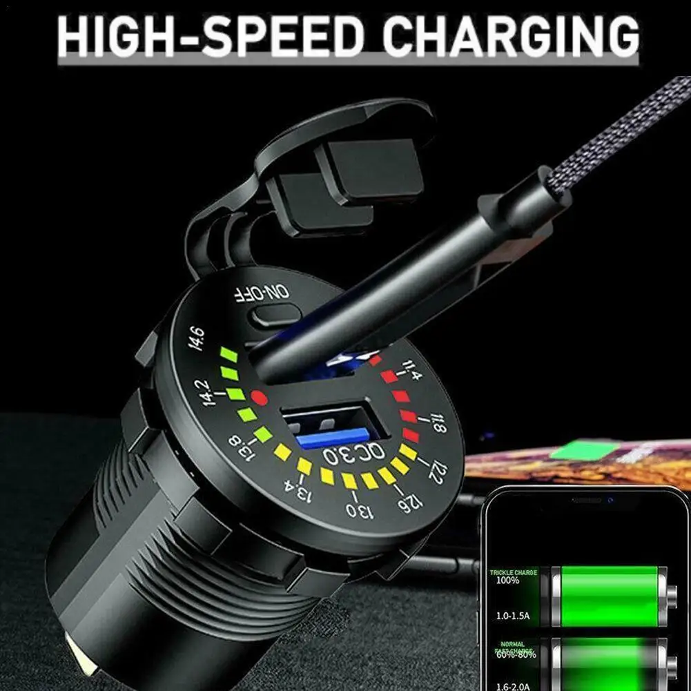 Автомобильное зарядное устройство PD Type-C, QC3.0, USB, Quick Charge 3,0 и Type C, зарядное устройство со светодиодсветодиодный цифровым вольтметром
Автомобильное зарядное устройство PD Type-C, QC3.0, USB, Quick Charge 3,0 и Type C, зарядное устройство со светодиодсветодиодный цифровым вольтметром