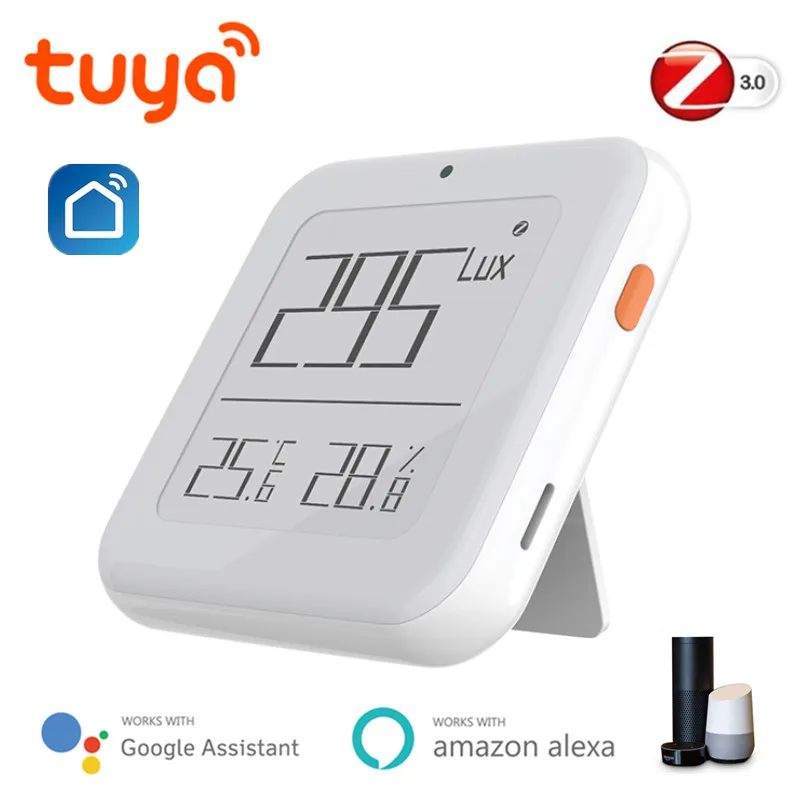Датчик температуры и влажности Aubess Tuya ZigBee, комнатный гигрометр-термометр с ЖК-дисплеем и поддержкой Alexa и Google Assistant
Датчик температуры и влажности Aubess Tuya ZigBee, комнатный гигрометр-термометр с ЖК-дисплеем и поддержкой Alexa и Google Assistant