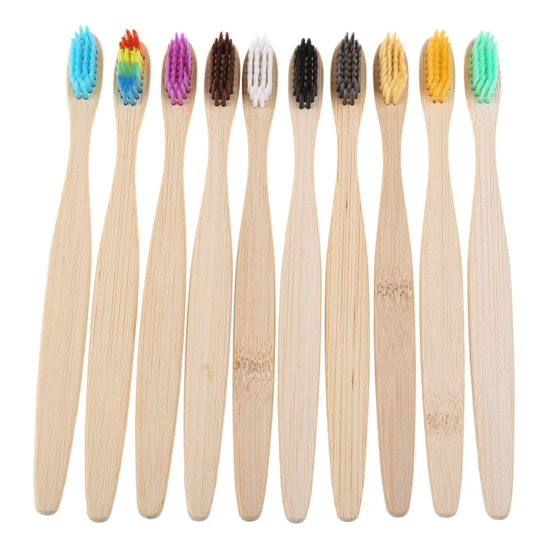 10 Pcs Bamboo Toothbrush Biodegradable Toothbrush Eco Friendly Natural Wooden Toothbrushes Soft Bristles Tooth Brush
10 Pcs Bamboo Toothbrush Biodegradable Toothbrush Eco Friendly Natural Wooden Toothbrushes Soft Bristles Tooth Brush