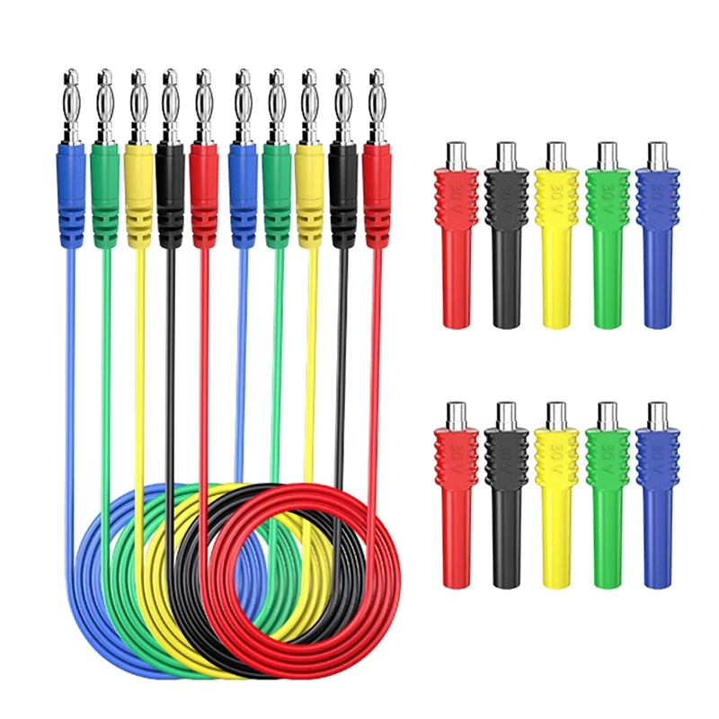 Multimeter Test Leads Kit Safety Piercing Probe 4Mm Banana Plug Stainless Needle Alligator Clips Automotive Tool Set
Multimeter Test Leads Kit Safety Piercing Probe 4Mm Banana Plug Stainless Needle Alligator Clips Automotive Tool Set