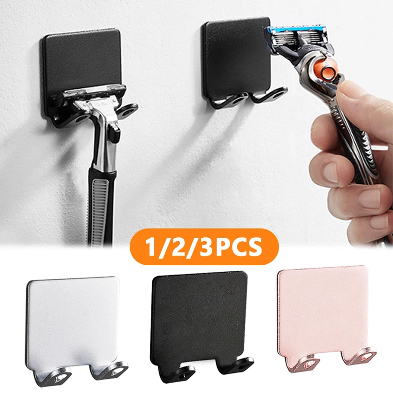 1/2/3/5PCS Shaving Razor Holder Space Alumium Men Shaving Shaver Storage Hook Wall Shelf Razor Rack Bathroom Kitchen Accessories
1/2/3/5PCS Shaving Razor Holder Space Alumium Men Shaving Shaver Storage Hook Wall Shelf Razor Rack Bathroom Kitchen Accessories
