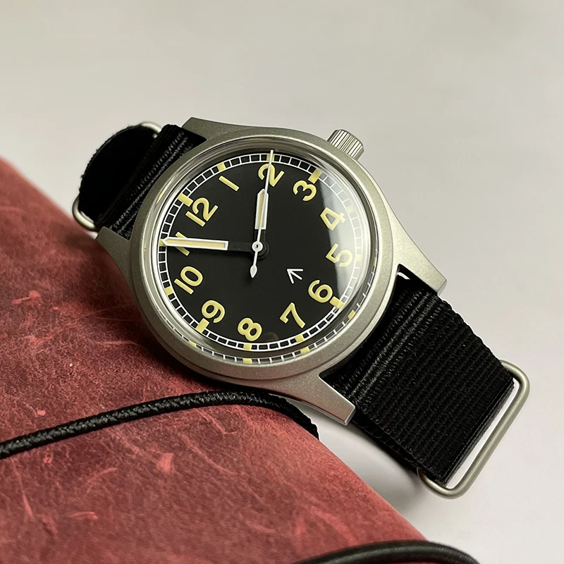 Baltany Military Mechanical Wristwatches Homage W10 Round Vintage Pilot Unisex NATO Strap NH35 Automatic Self Wind Retro Watch
Baltany Military Mechanical Wristwatches Homage W10 Round Vintage Pilot Unisex NATO Strap NH35 Automatic Self Wind Retro Watch