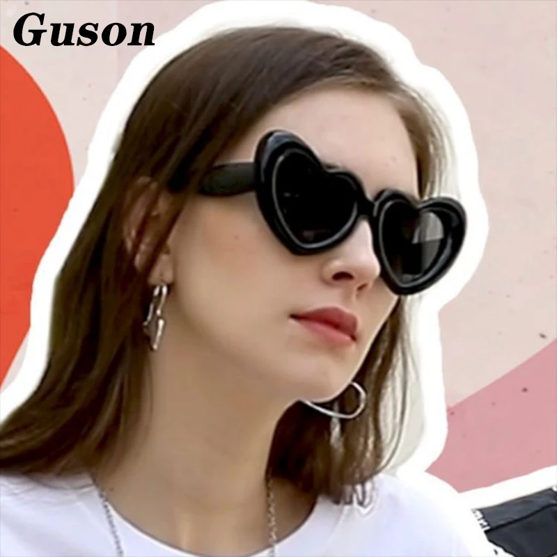 Heart Shaped Inflatable Bread Sunglasses Women PC Frame Fashion Love Shaped Lenses Personalized Funny Sun Glasses Female Shades
Heart Shaped Inflatable Bread Sunglasses Women PC Frame Fashion Love Shaped Lenses Personalized Funny Sun Glasses Female Shades