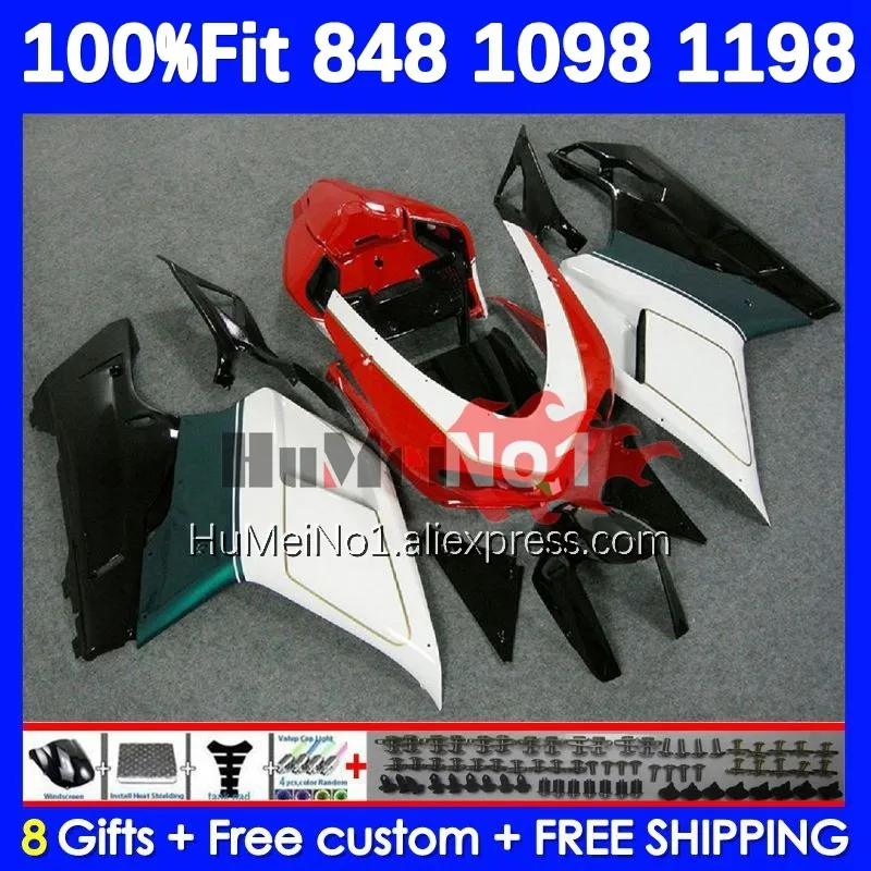 Injection For DUCATI 848 1098 1198 S R 07 08 09 10 11 12 119No.17 848S 1198S white red blk 2007 2008 2009 2010 2011 2012 Fairing
Injection For DUCATI 848 1098 1198 S R 07 08 09 10 11 12 119No.17 848S 1198S white red blk 2007 2008 2009 2010 2011 2012 Fairing
