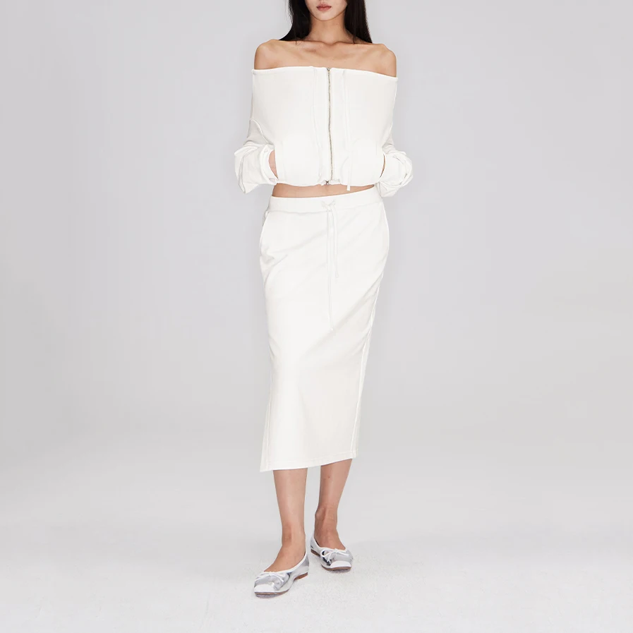 Нишевый дизайн Y2K, модный пикантный короткий топ для горячей девушки, новинка 2023, двойная одежда с открытыми плечами, двухсторонняя толстовка на молнии с длинными рукавами
Нишевый дизайн Y2K, модный пикантный короткий топ для горячей девушки, новинка 2023, двойная одежда с открытыми плечами, двухсторонняя толстовка на молнии с длинными рукавами