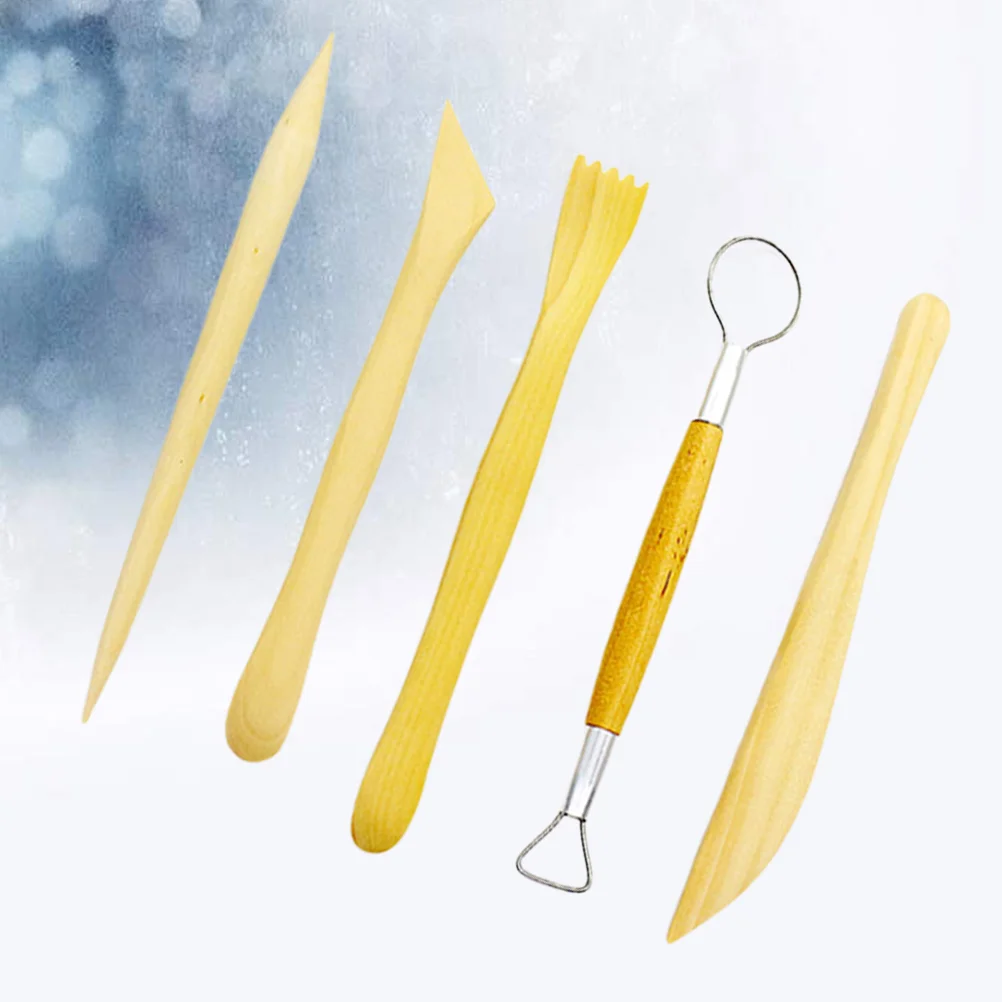 Tools Tool Pottery Clay Sculpting Carving Polymer Modeling Set Ceramic Kit Starter Shaping Craft Wooden Sets Making Handle Cake
Tools Tool Pottery Clay Sculpting Carving Polymer Modeling Set Ceramic Kit Starter Shaping Craft Wooden Sets Making Handle Cake