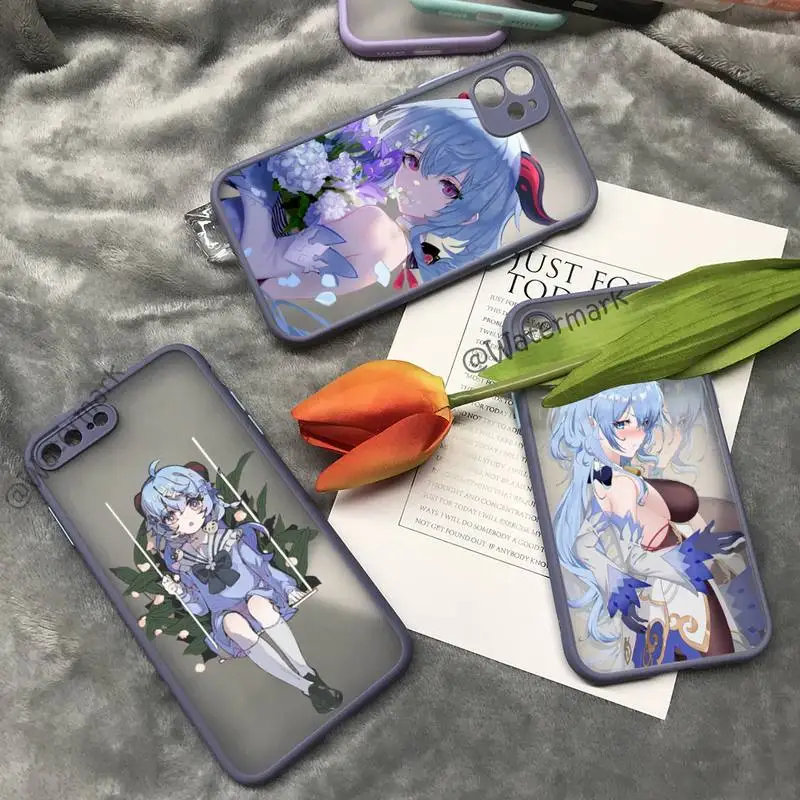GanYu Genshin Impact Phone Case For IPhone 13 12 11 Pro Max Xs Xr X 7 8 Plus Grayish Purple Matte Translucent Coque
GanYu Genshin Impact Phone Case For IPhone 13 12 11 Pro Max Xs Xr X 7 8 Plus Grayish Purple Matte Translucent Coque