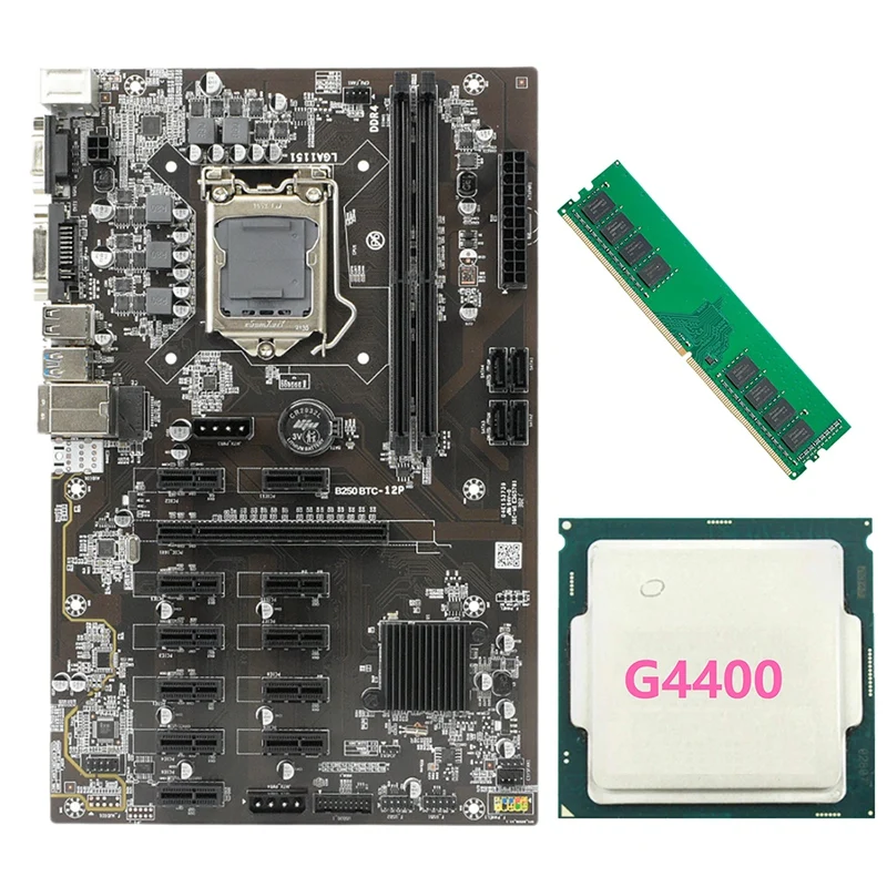 Семейная материнская плата для майнинга поддерживает 12 GPU LGA1151 + G4400 CPU + DDR4 4G 2666 МГц память (случайный цвет и внешний вид)
Семейная материнская плата для майнинга поддерживает 12 GPU LGA1151 + G4400 CPU + DDR4 4G 2666 МГц память (случайный цвет и внешний вид)