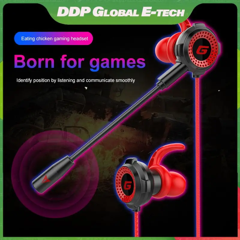 High Quality Headphones With Microphone In-ear Headphones Portable Universal Gaming Headset For Gaming Computer Notebook Compact
High Quality Headphones With Microphone In-ear Headphones Portable Universal Gaming Headset For Gaming Computer Notebook Compact