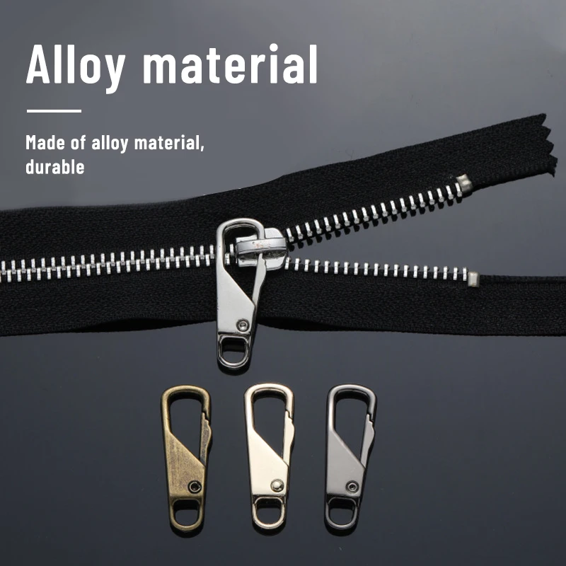 Removable Replace Zipper Slider Fix Zipper Repair Kit Tool-free Zip Durable Zipper Buckle Zipper Slider Puller Smooth Edge
Removable Replace Zipper Slider Fix Zipper Repair Kit Tool-free Zip Durable Zipper Buckle Zipper Slider Puller Smooth Edge