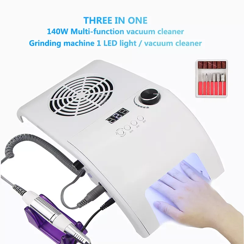 Nail Vacuum Cleaner 60W High Power For Manicure Collection Nail Scraps With Dust Bag Manicure Tool
Nail Vacuum Cleaner 60W High Power For Manicure Collection Nail Scraps With Dust Bag Manicure Tool