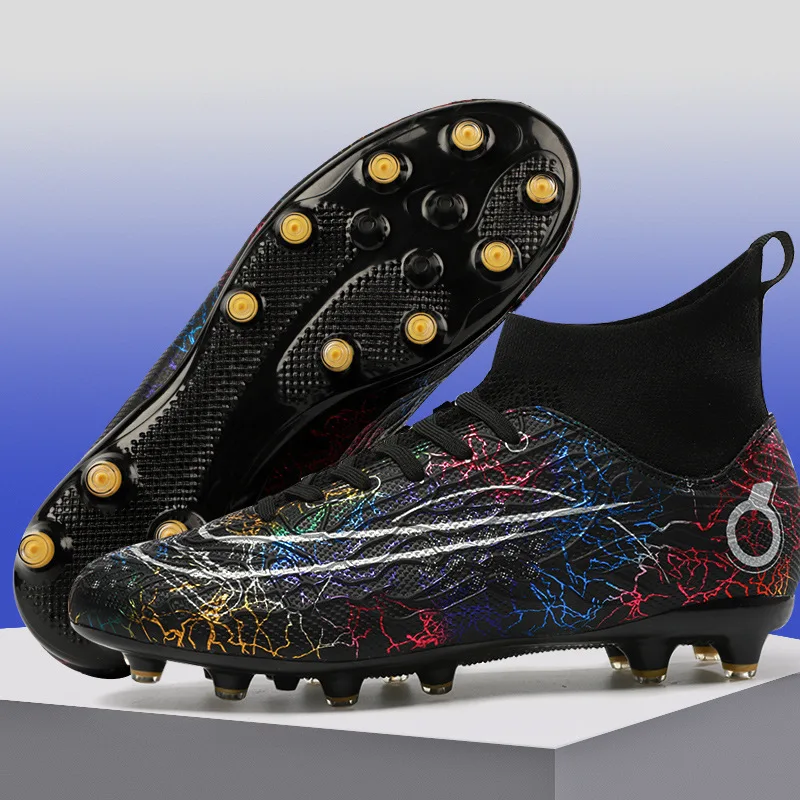 Outdoor Men's Football Shoes Ankle Unisex Soccer Shoes FG/TF Professional Non Slip Ultralight Training Grass Cleats light
Outdoor Men's Football Shoes Ankle Unisex Soccer Shoes FG/TF Professional Non Slip Ultralight Training Grass Cleats light
