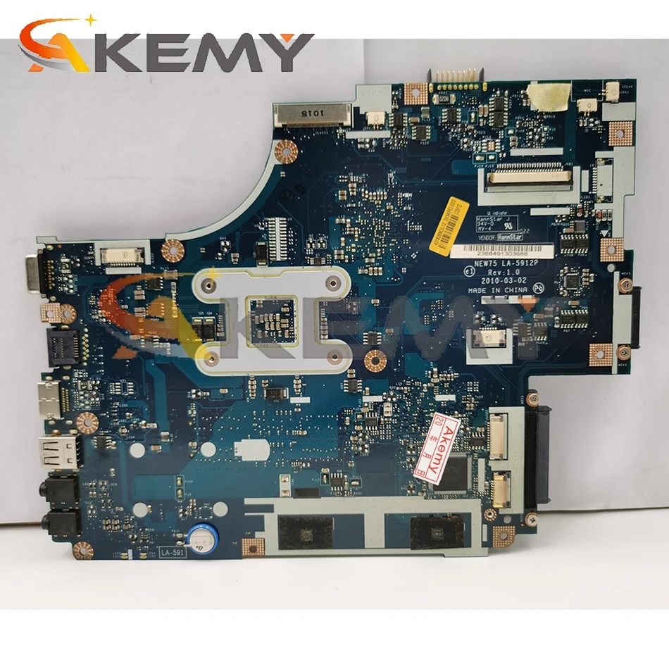 Материнская плата 5552G для ноутбука Acer aspire материнская LA-5911P LA-5912P - купить по