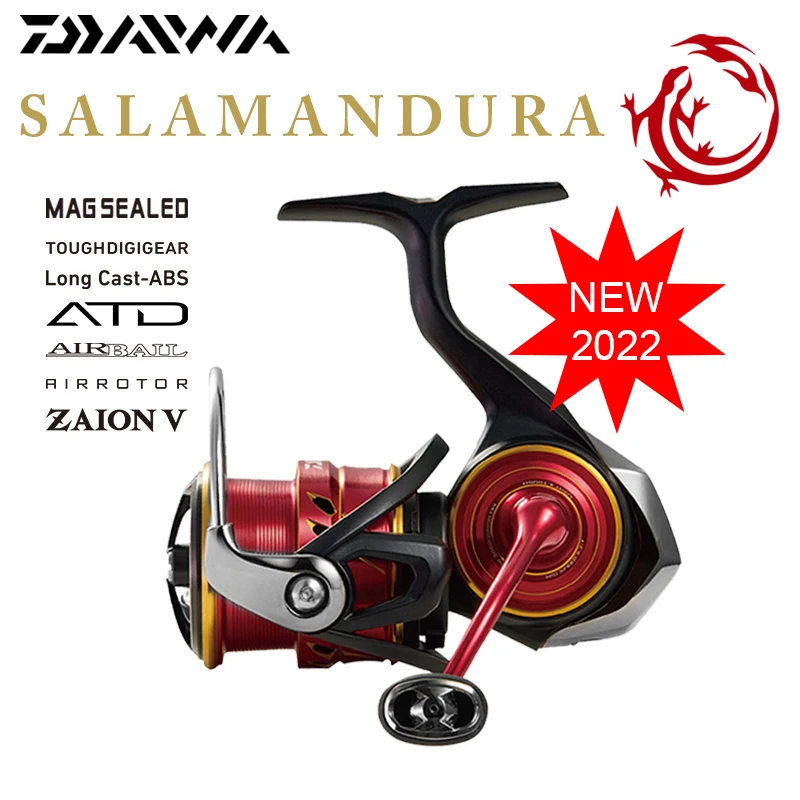 2022 New DAIWA SALAMANDURA LT Spinning Fishing Reels 1000-3000 7+1BB ZAION V MQ Body MAGSEALED Waterproof Saltwater Reel Fishing
2022 New DAIWA SALAMANDURA LT Spinning Fishing Reels 1000-3000 7+1BB ZAION V MQ Body MAGSEALED Waterproof Saltwater Reel Fishing