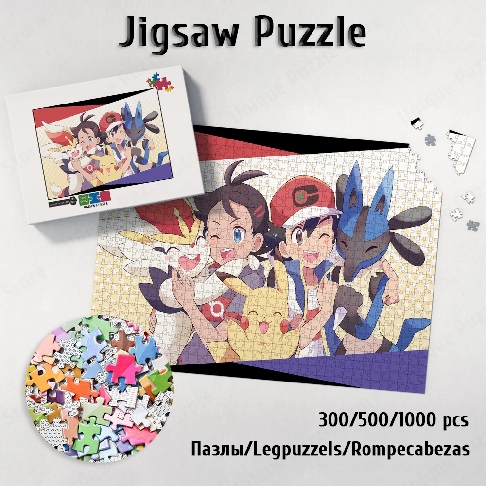 Ash and Pikachu Puzzle Takara Tomy Cartoon Board Games and Puzzles Pokmon Classic Anime Kids Toys Hobbies Diy Large Puzzle Game
Ash and Pikachu Puzzle Takara Tomy Cartoon Board Games and Puzzles Pokmon Classic Anime Kids Toys Hobbies Diy Large Puzzle Game