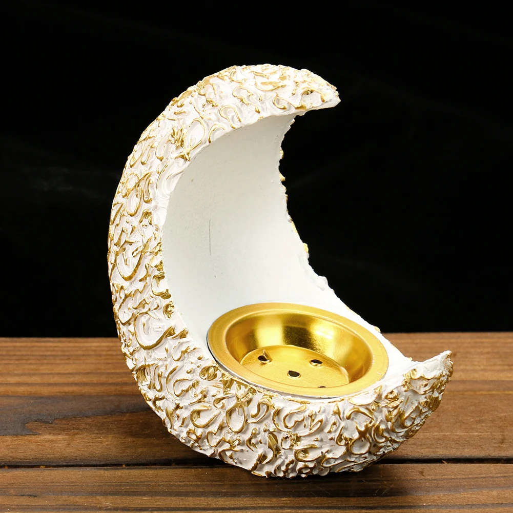 Middle East Arab Ramadan Moon Phase Crescent Moon Resin Candle Holders Incense Burner Purify Meditation Healing Craft Home Decor
Middle East Arab Ramadan Moon Phase Crescent Moon Resin Candle Holders Incense Burner Purify Meditation Healing Craft Home Decor