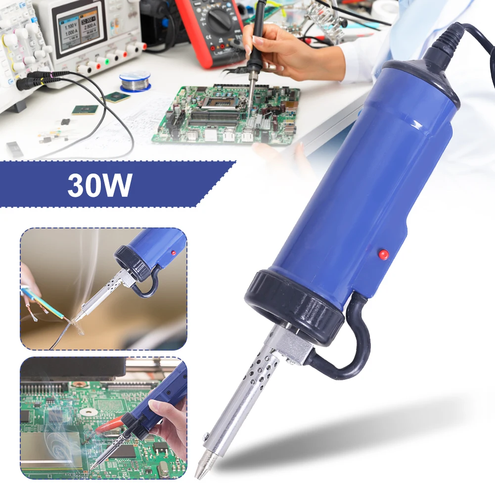 Automatic Desoldering Pump Portable Handheld Vacuum Solder Sucker Tin Removal DIY Tool for Thick Film Integrated Circuits
Automatic Desoldering Pump Portable Handheld Vacuum Solder Sucker Tin Removal DIY Tool for Thick Film Integrated Circuits