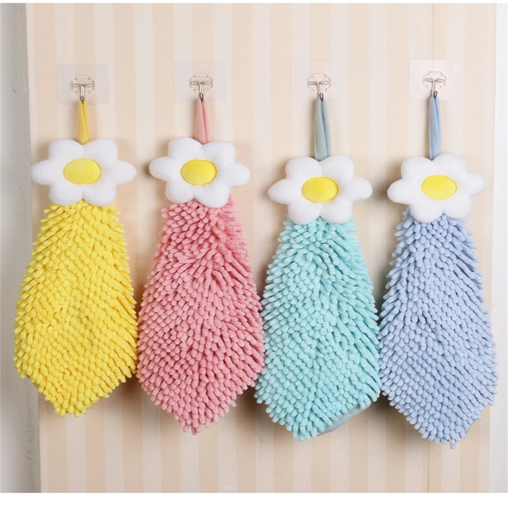 Wipe A Towel Cute Super Soft Cartoon Flower Hanging Bathroom Accessories Absorbent Cloth Bathroom Hand Towel
Wipe A Towel Cute Super Soft Cartoon Flower Hanging Bathroom Accessories Absorbent Cloth Bathroom Hand Towel