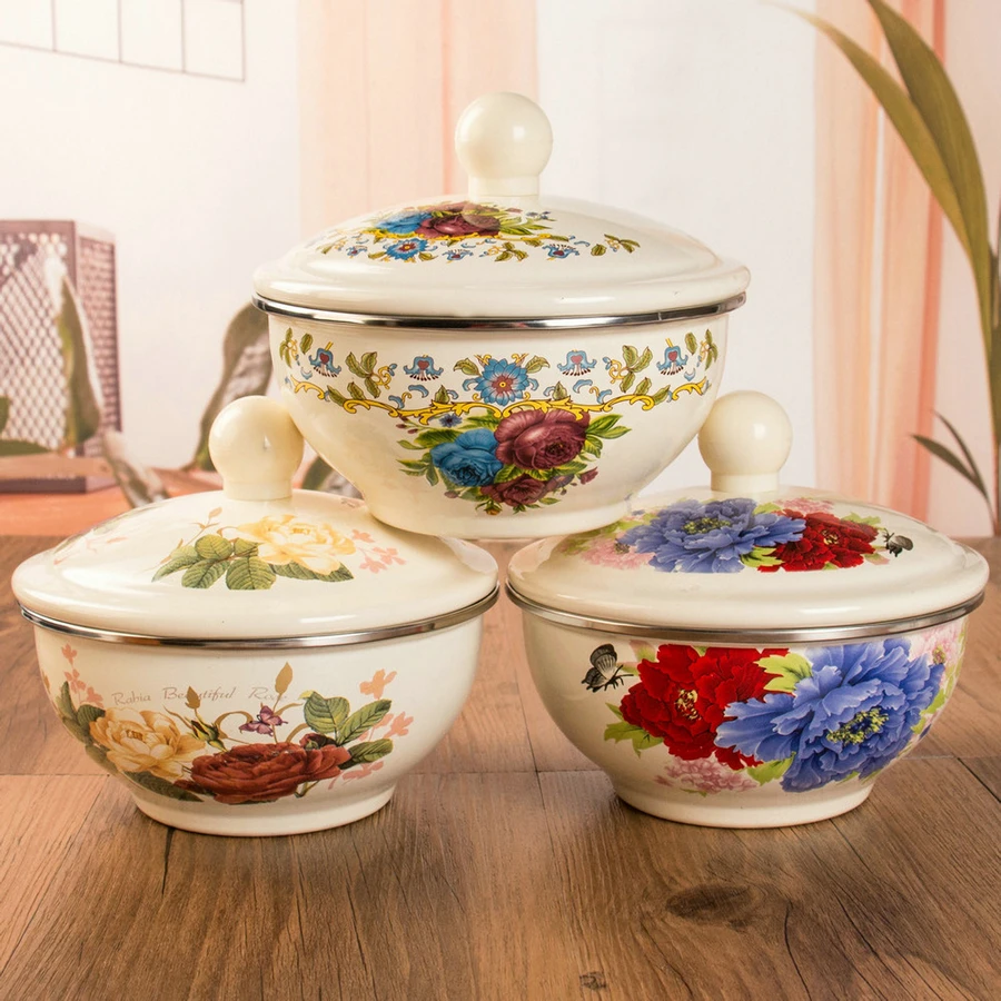 Chinese Vintage Enamel Bowl Cup Enamel Soup Pot With Lid Soup Bowl Instant Noodle Lunch Box Bowl And Basin Kitchen Supplies
Chinese Vintage Enamel Bowl Cup Enamel Soup Pot With Lid Soup Bowl Instant Noodle Lunch Box Bowl And Basin Kitchen Supplies