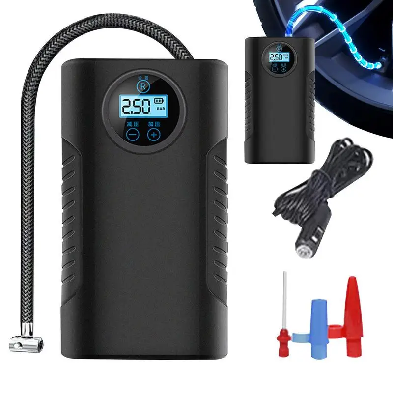 Car Tire Inflator Portable Digital Air Compressor Cordless Strong Power Low Voice Pump Car Motorcycle Tire Repair Accessories
Car Tire Inflator Portable Digital Air Compressor Cordless Strong Power Low Voice Pump Car Motorcycle Tire Repair Accessories