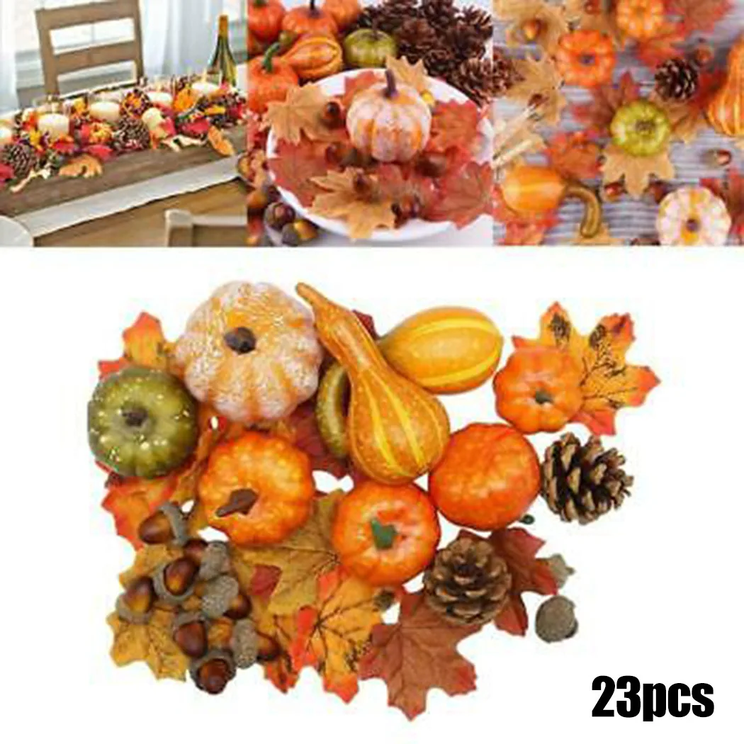 Harvest Autumn Fall Thanksgiving Wreath Banquet Party Decor Artificial Simulation Pumpkin Maple Leaf Model Autumn Fruit Bag Kit
Harvest Autumn Fall Thanksgiving Wreath Banquet Party Decor Artificial Simulation Pumpkin Maple Leaf Model Autumn Fruit Bag Kit