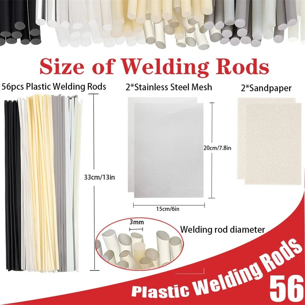 Ivory White Welding Rods Plastic Welding Welding Rods Set With Stainless Steel 13in 60X Acid Corrosion Resistant
Ivory White Welding Rods Plastic Welding Welding Rods Set With Stainless Steel 13in 60X Acid Corrosion Resistant