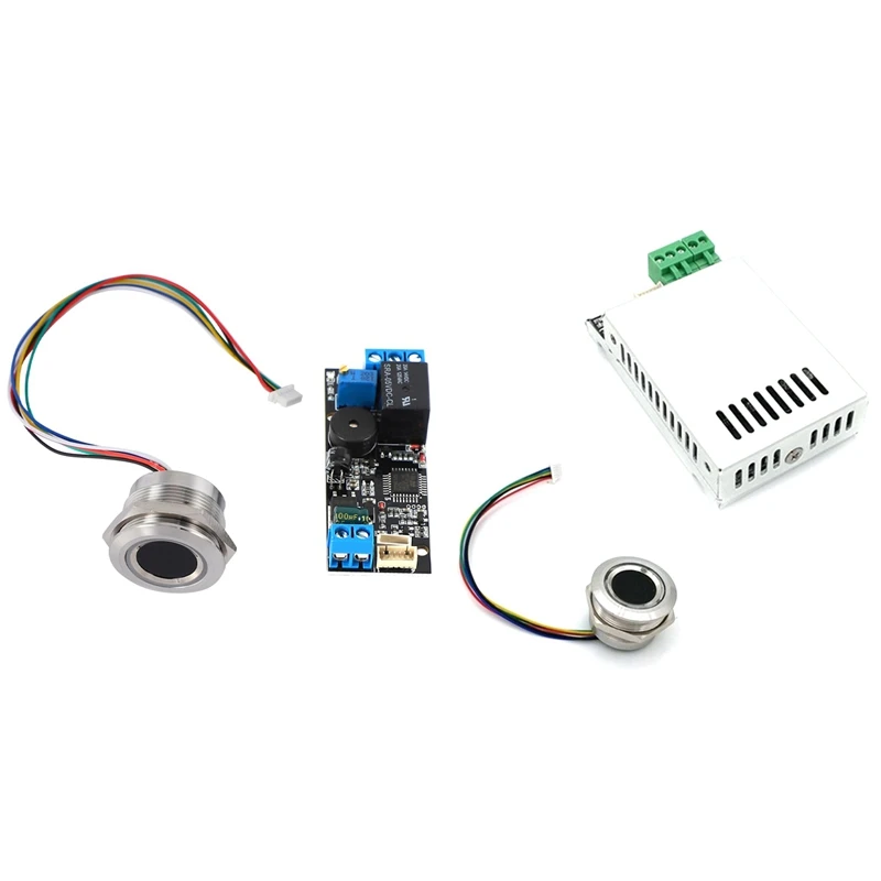 1 Set K202 DC12V Fingerprint Control Board + R503 Fingerprint Module & 1 Set K216+R503 Fingerprint Module Controller
1 Set K202 DC12V Fingerprint Control Board + R503 Fingerprint Module & 1 Set K216+R503 Fingerprint Module Controller