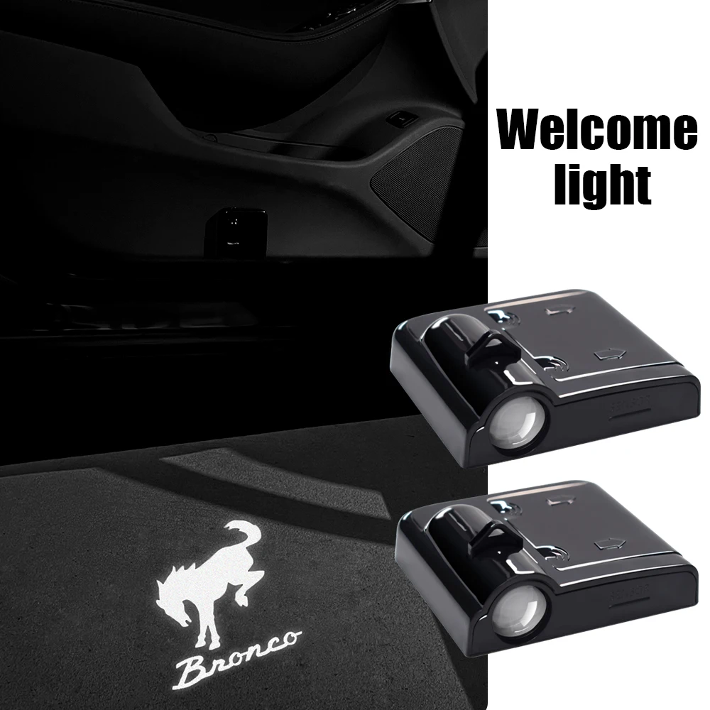 2Pcs LED Car Door Welcome Laser Logo Projector Decoration Ghost Shadow Light For Ford Bronco 2023 2022 2021 2020
2Pcs LED Car Door Welcome Laser Logo Projector Decoration Ghost Shadow Light For Ford Bronco 2023 2022 2021 2020