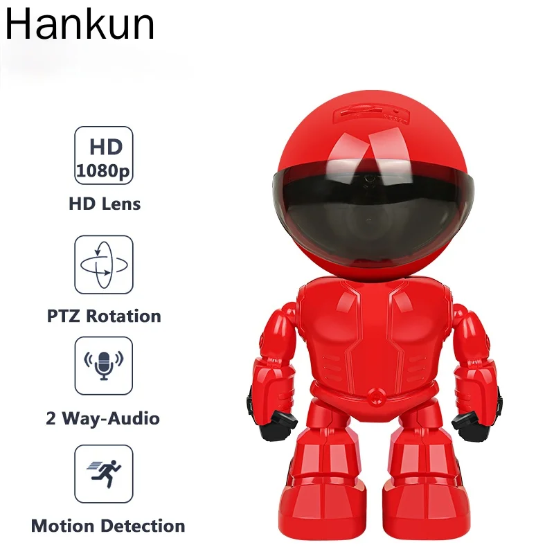 109 1080P Robot IP Camera 2MP Security Camera WiFi Wireless CCTV Home Camera Surveillance P2P Baby Monitor APP Remote
109 1080P Robot IP Camera 2MP Security Camera WiFi Wireless CCTV Home Camera Surveillance P2P Baby Monitor APP Remote