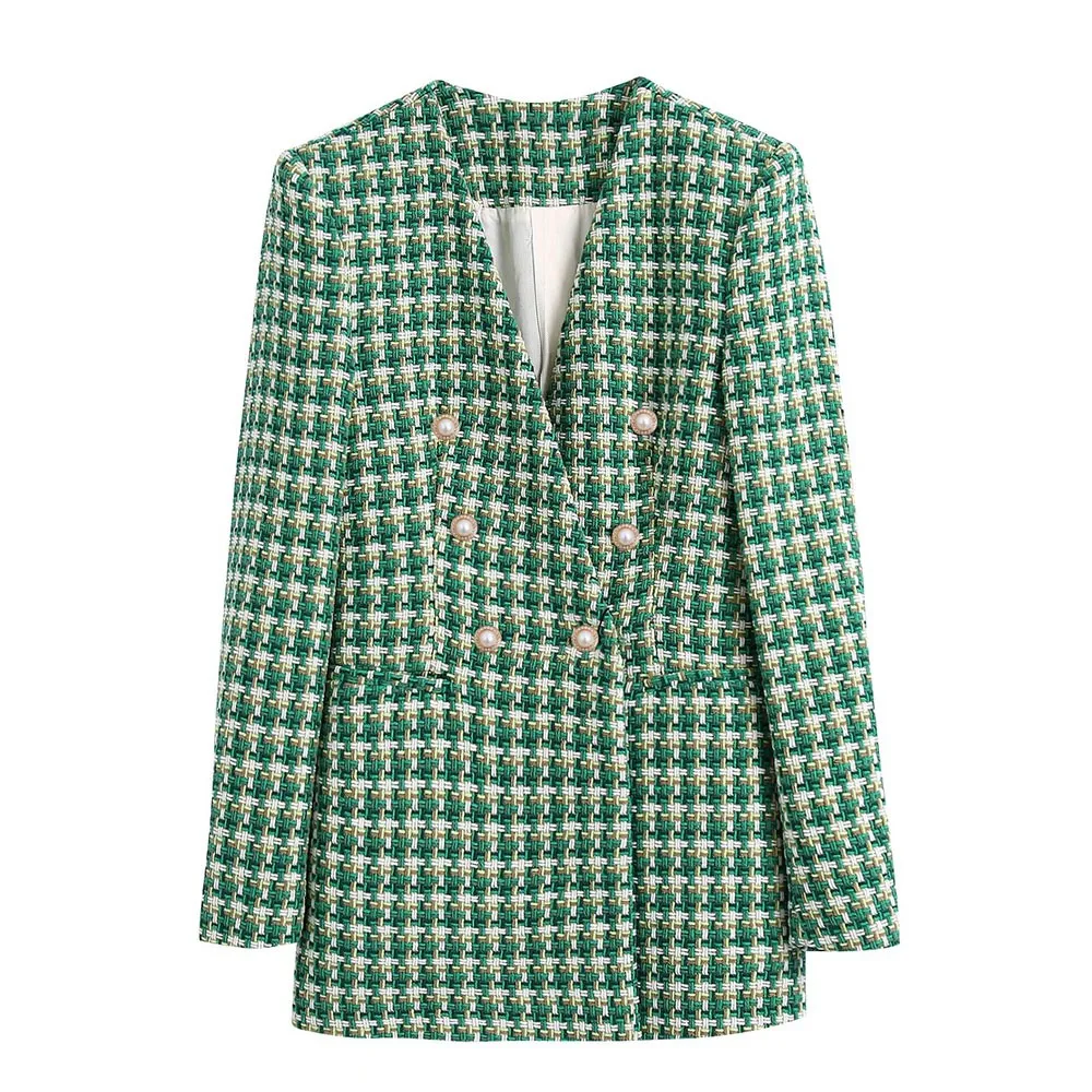 Huaxiafan moda feminina duplo breasted tweed blazer casaco vintage manga longa welt bolsos outerwear feminino chique veste femme
Huaxiafan moda feminina duplo breasted tweed blazer casaco vintage manga longa welt bolsos outerwear feminino chique veste femme